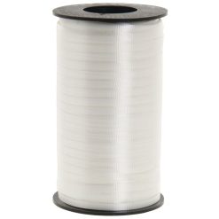 White Curling Ribbon, 3/16 " W x 500 yd