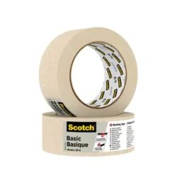 Scotch® Basic Masking Tape, 48mm x 50m - 12 Rolls