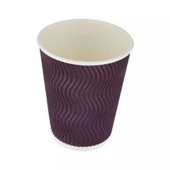 12 Oz Zig-Zag Ripple Paper Cup - 500 pcs