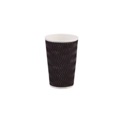 16 Oz Zig-Zag Ripple Paper Cup - 500 pcs