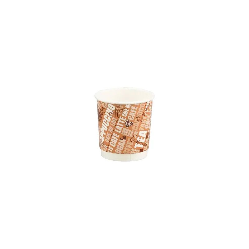 Hotpack - 4 Oz Double Wall Paper Cup - 1000 pcs - packsouq