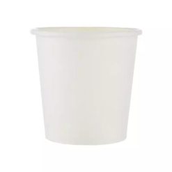 4 Oz Single Wall Paper Cup White - 1000 pcs