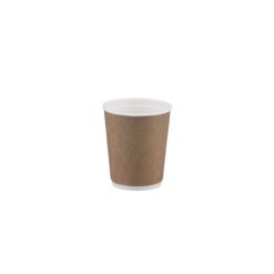 8 Oz Double Wall Cup with Lid - 500 pcs