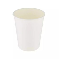 8 Oz Single Wall Paper Cup White - 1000 pcs