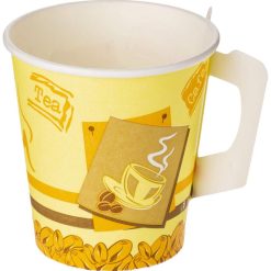 9 Oz Normal Paper Cup With Handle - 1000 pcs