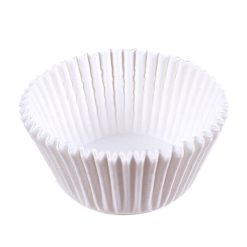 Baking Paper Cake Cup White, 11.5 cm - 1000 pcs x 25 packets