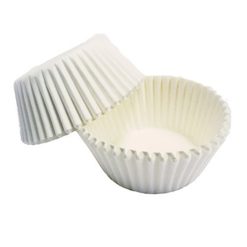Baking Paper Cake Cup White 7 cm - 1000 pcs x 50 packets