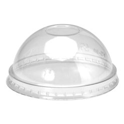 Dome Lid For Pet Juice Cup 12,16,20,24 Oz with Hole 98 Diameter - 1000 pcs