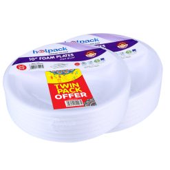 Foam Plate 9" Inch - 500 pcs