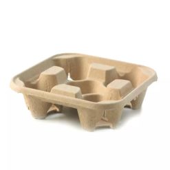 Paper Corrugated 4-Cup Holder - 300 pcs