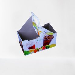 Paper Printed Juice 2-Cup Carrier - 250 pcs