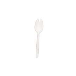 Plastic White Spork - 2000 pcs