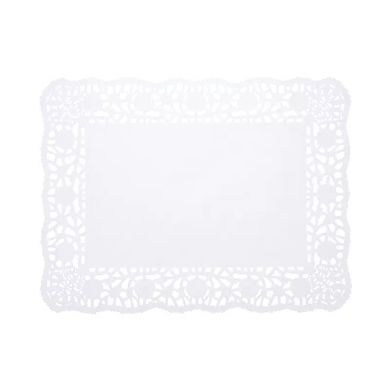 Rectangle Doilies Paper, 12