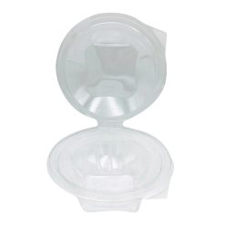 Round Clear Salad Bowl 16 oz with Hinged Lid - 300 pcs