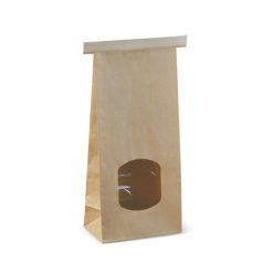 Tin Tie Bag with Window Medium - 500 pcs