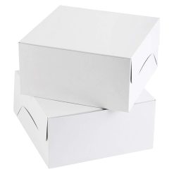 White Cake Box, 25 x 25 cm - 100 pcs