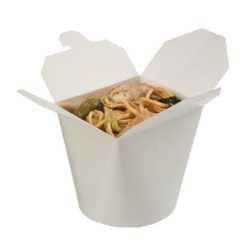 26 Oz White Noodles Box - 10 x 50pcs
