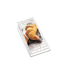Croissant Food Bag, 14+7x26cm (For 8 Croissants) - 1000pcs