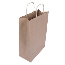 Kraft Paper Bag with Twisted Handle, 36 x 26 + 12cm Small - 250pcs
