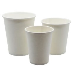 Plain Paper Cup 4oz, White - 50pcsx20pkts