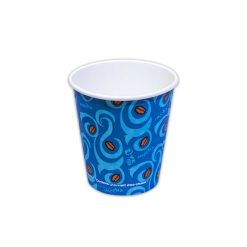 Printed Paper Cups 7oz, Mocha - 1000pcs