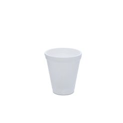 White Disposal Foam Cup, 6oz - 25pcsx40pkts