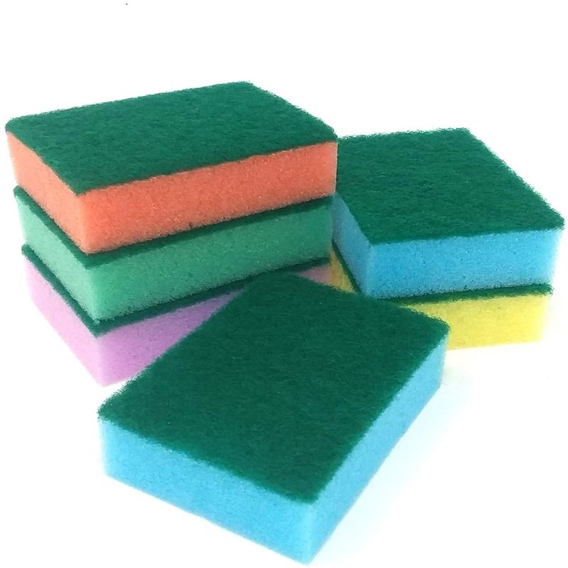 Deluxe Kitchen Sponge Scourer 3pcs x 120box - packsouq