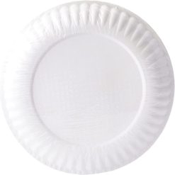 Disposable Paper Plate Round, 7" - 12 x 100pcs