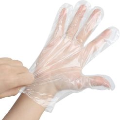 HDPE Clear Gloves Clear - 10 x 100