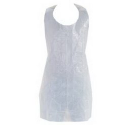 HDPE Disposable White Apron 252- 10 PKT
