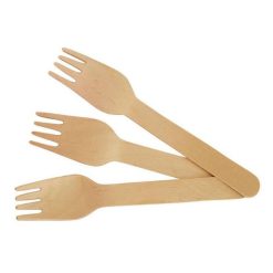 Wooden Fork 160mm - 40 x 50pcs