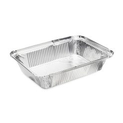 Rectangle Aluminium Container, 800ml, 20 x 13cm - Carton Of 1000 Pieces