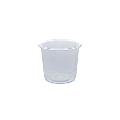 Towerpac Clear Round Plastic food Container with Flat Base PET 300cc -1000 Pieces