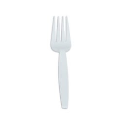 Disposable Heavy Duty Plastic Fork PLA 7 Inch 500 Pieces
