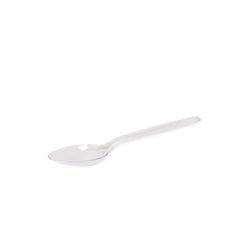 Disposable Heavy Duty Plastic Spoon 6.5in - Trans. [Pack of 50pcsx20pkts]