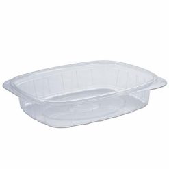 Tutipac Plastic PET Cold Multipurpose food take away Containers 36 oz - Clear 250 Pieces