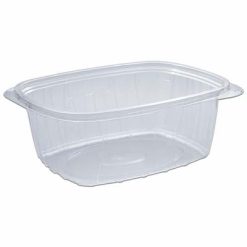 Tutipac Plastic PET Cold Multipurpose food take away Containers 64 oz - Clear 250 Pieces Per Packet
