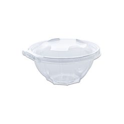 Classipac Tear And Pull PET Salad Container Round 24 oz - Clear 200 Pieces Per Packet