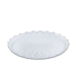 Cristalpac Plastic Crystal Platter PS Diameter 33x2 cm 62 Pieces