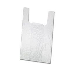 Biodegradable HDPE Plastic T-Shirt Bags 56x28 + 14 cm 35mic - Large 950 Pieces