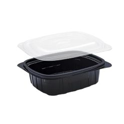 al-bayader-tutipac-plastic-microwave-pp-hot-multipurpose-food-take-away-containers-32-oz-black-300-pieces-with-dome-lid--0