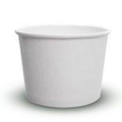 Solpak - PSB White Cup with PP Lid - 8oz - 240 Ml - 500 Pcs