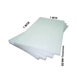 White Cushioning Foam Sheet - 100 x 100 x 5cm