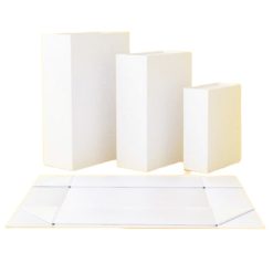 White Color Flat Cardboard Boxes, Magnet Boxes, for Gifts, Packing, Easy To Fold Style