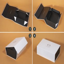 black-color-flat-cardboard-boxes-magnet-boxes-for-gifts-packing-easy-to-fold-style-1