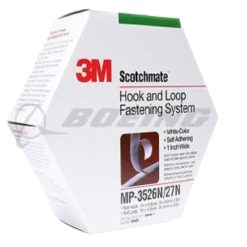 3M MP3526N/27N WHITE HOOK/LOOP 1 X 5 YD BXD MINI-PACK
