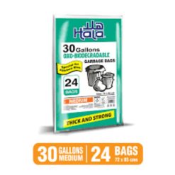 Hala - Garbage Bags Biodegradable 30 Gallons - 24 Bags