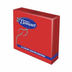 Sanita Bouquet - Table Napkins Red - 33 x 33cm