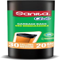 Sanita Club - Garbage Bag, 30 Gallons - 20 Bags