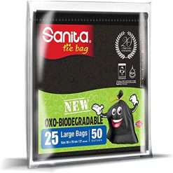 Sanita - Tie Bags 50 Gallons 25 Bags